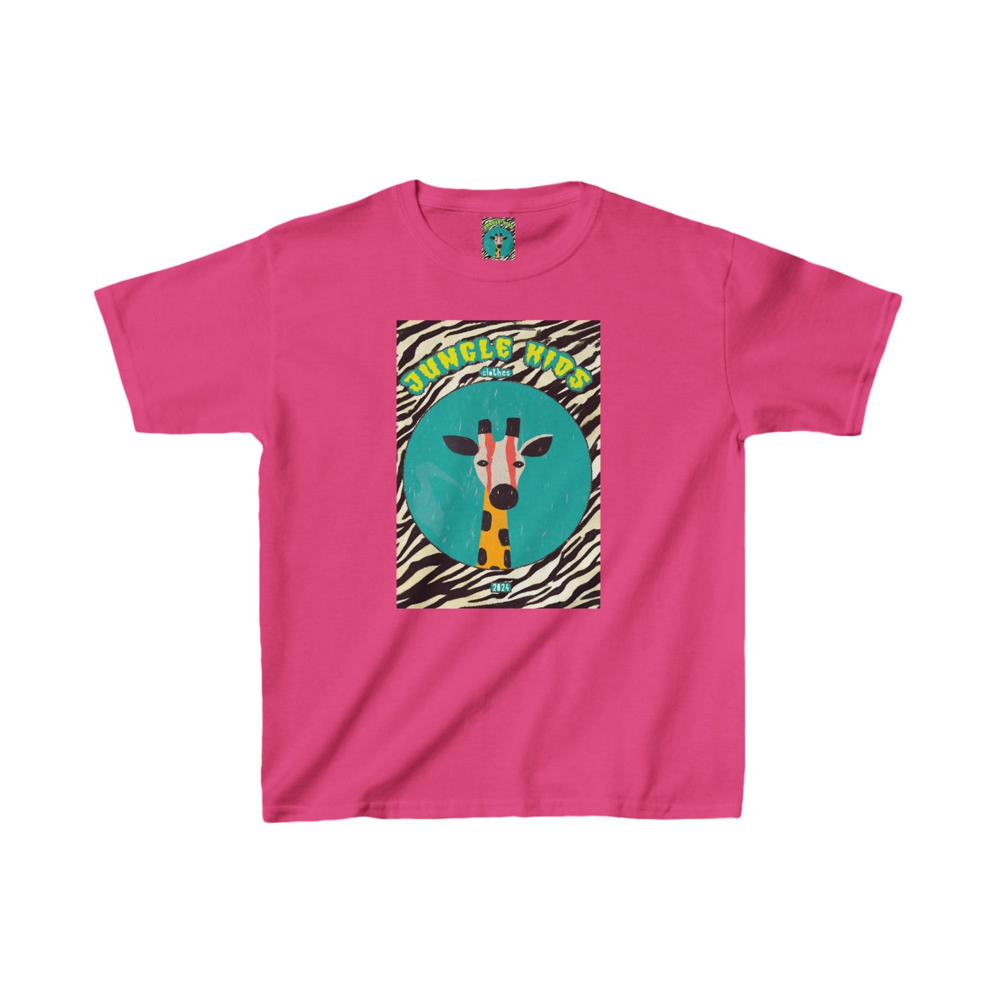 "Giraffa Jungle Kid" Kids Heavy Cotton™ Tee