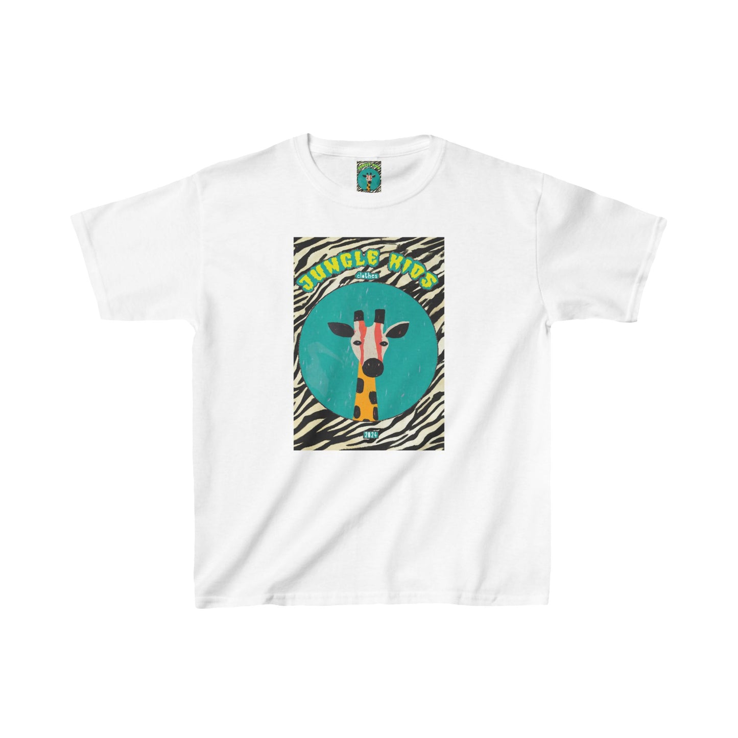 "Giraffa Jungle Kid" Kids Heavy Cotton™ Tee