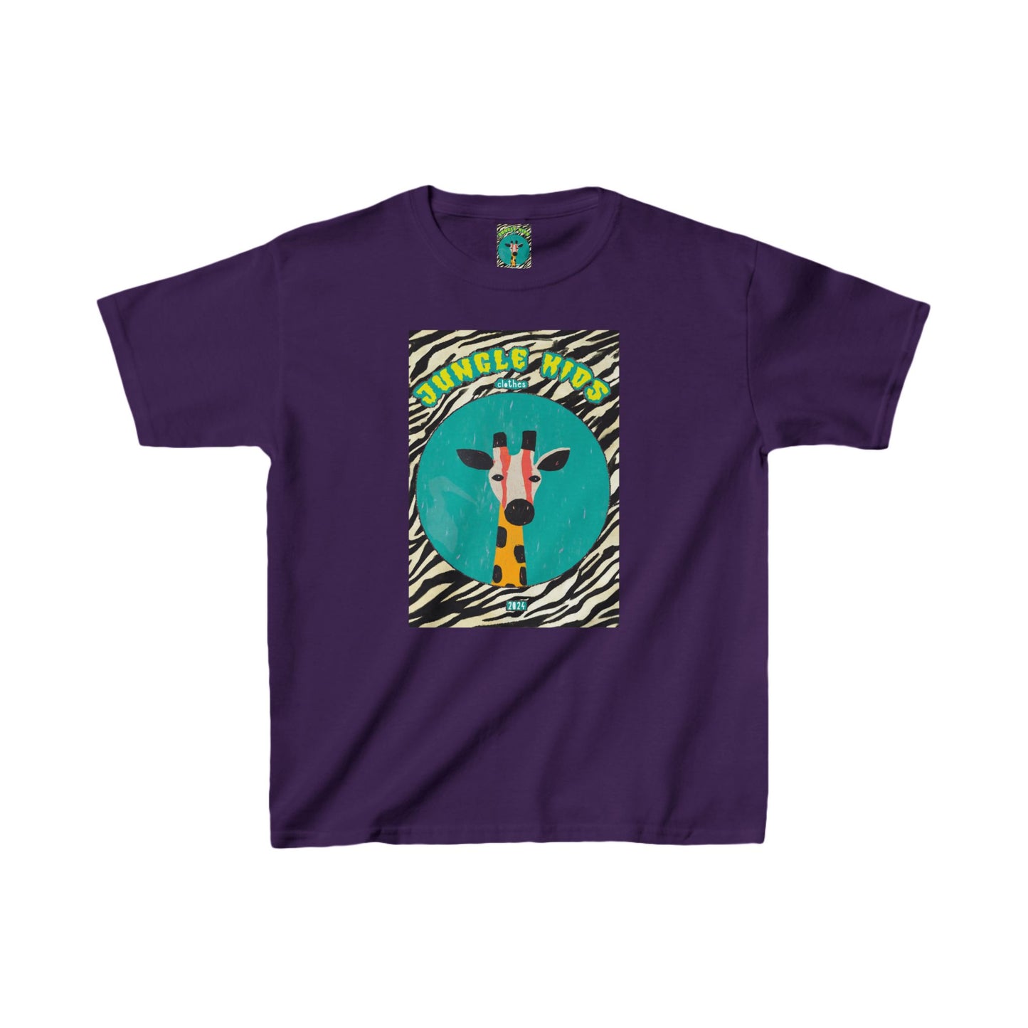 "Giraffa Jungle Kid" Kids Heavy Cotton™ Tee